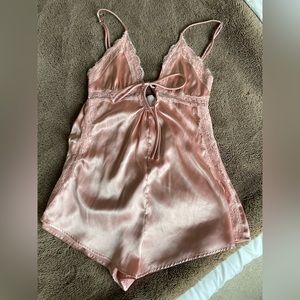 Emma Rose X Beginning Boutique Silk intimate romper - Size AUS 8